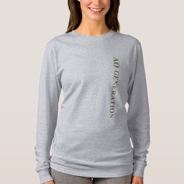 Womens Long-Ärmel AO T - Shirt (Vorderseite)