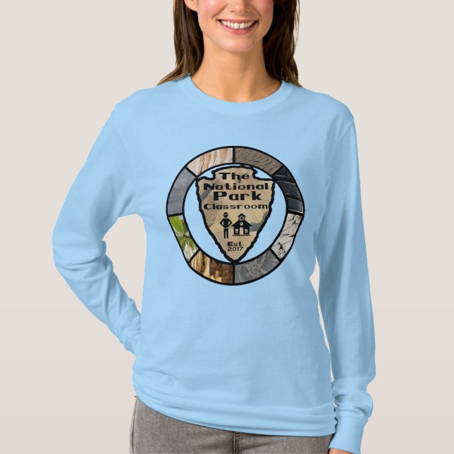 Women's Long-sleeve National Park Classroom T-Shirt (Vorderseite)