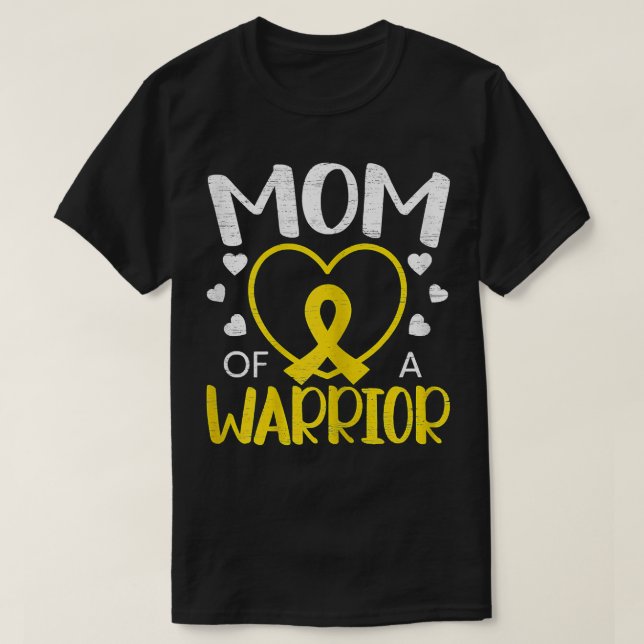 Womens Mama eines kriegerischen Krebsbewusstseins  T-Shirt (Design vorne)