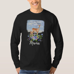 Womens Mama Hirsch Mutter Süße Hirschkuh Neue Mutt T-Shirt