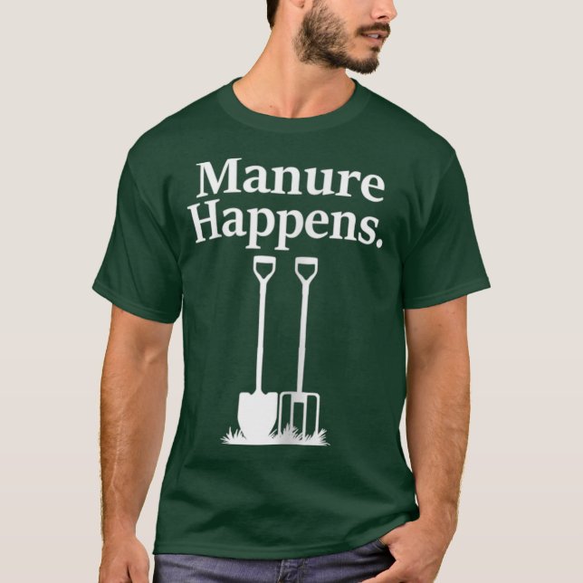 Womens Manure veranstaltet Funny Horse Owner Quote T-Shirt (Vorderseite)