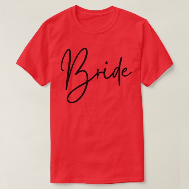 Women's Matching Getting Ready Bride Wedding Party T-Shirt (Design vorne)