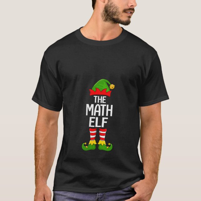 Womens Math Elf Xmas Matching Family Elf Squad Chr T-Shirt (Vorderseite)