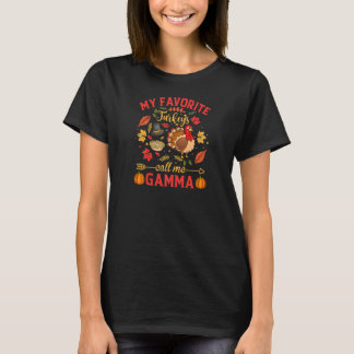 Womens Mein Lieblingsputen Rufen Mich Gamma Passen T-Shirt