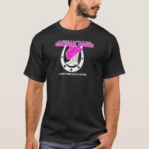 Womens mein Traum ist immer Cowgirl Stiefel lineda T-Shirt