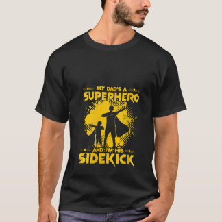 Womens Mein Vater ist ein Superheld und ich bin se T-Shirt
