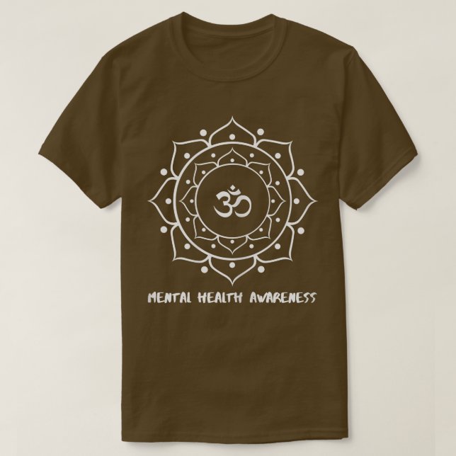 Womens Mental Health Awareness Yoga 6944 3070  T-Shirt (Design vorne)