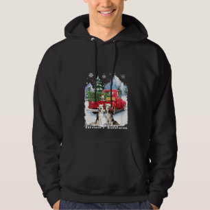 Womens Merry Christmas Siberian Husky Santa Red Tr Hoodie