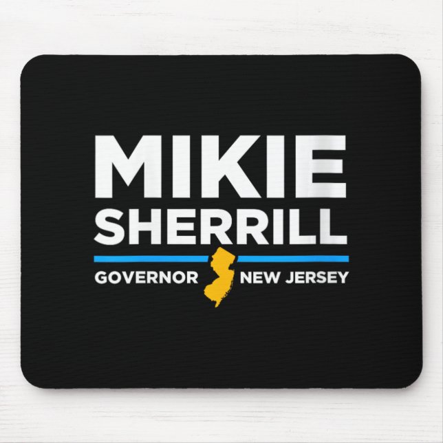 Womens Mikie Sherrill New Jersey Governor 2025 V-n Mousepad (Vorne)