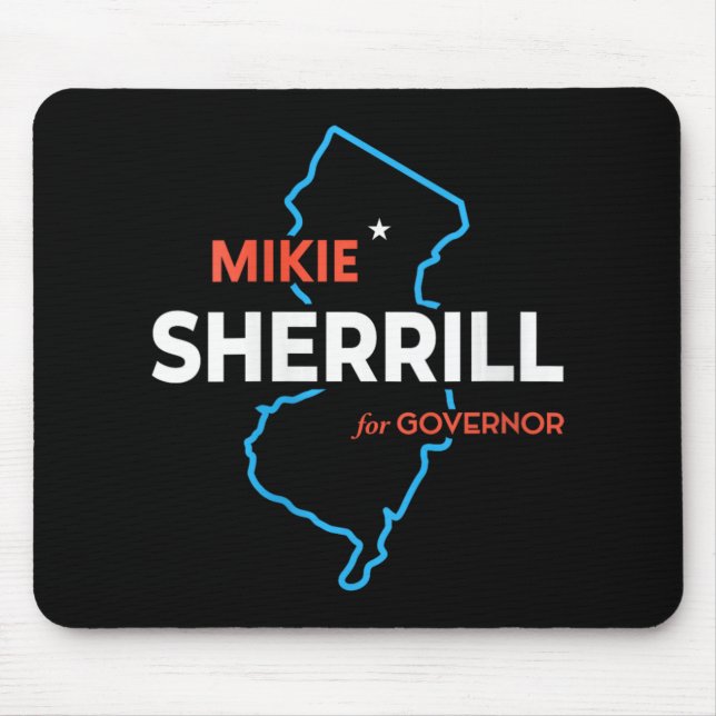 Womens Mikie Sherrill New Jersey Governor Election Mousepad (Vorne)