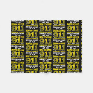 Womens Mother's Day 911 Dispatcher Proud 911 Fleecedecke