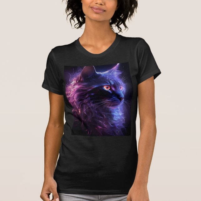 Women's mystic cat t-shirt (Vorderseite)