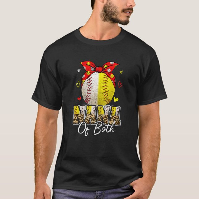 Womens Nana sowohl Baseball als auch Softball Nana T-Shirt (Vorderseite)