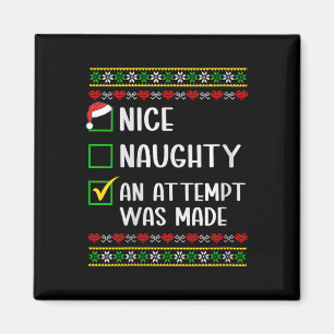 Womens naughty oder nice lustig wurde ein Versuch Magnet