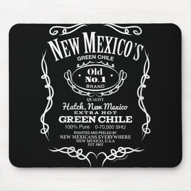 Womens New Mexico's Old No. 1 Hatch Green Chile No Mousepad (Vorne)