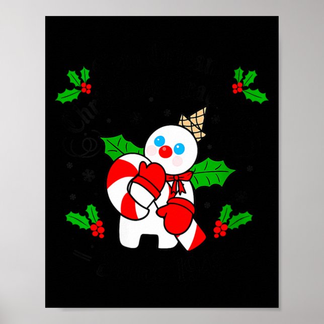Womens New Orleans Mr Bingle Christmas Tradition S Poster (Vorne)
