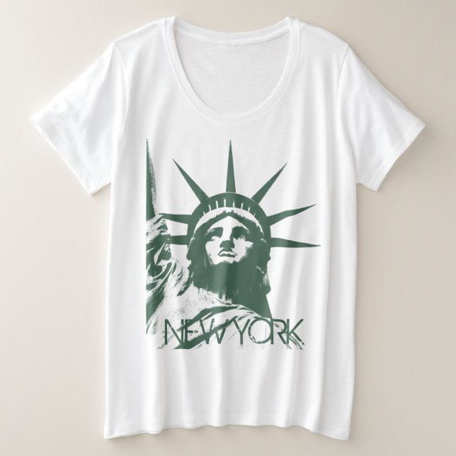 Women's New York Shirt Plus Size NYC Shirts (Design vorne)
