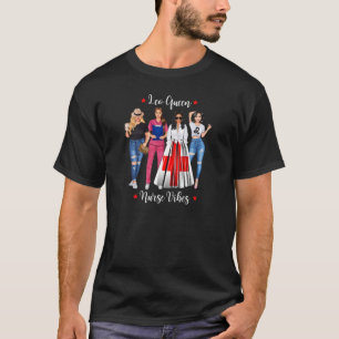 Womens Niedlich Nurse Leo Queen Nurse Juli August T-Shirt
