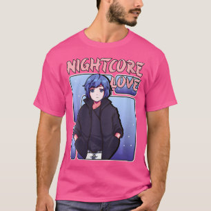 Womens Nightcore Liebe Japanische Musik Anime Aest T-Shirt