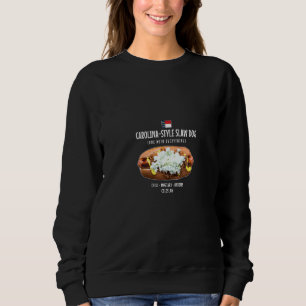 Womens North Carolina Style Cole Slaw Chili Zwiebe Sweatshirt