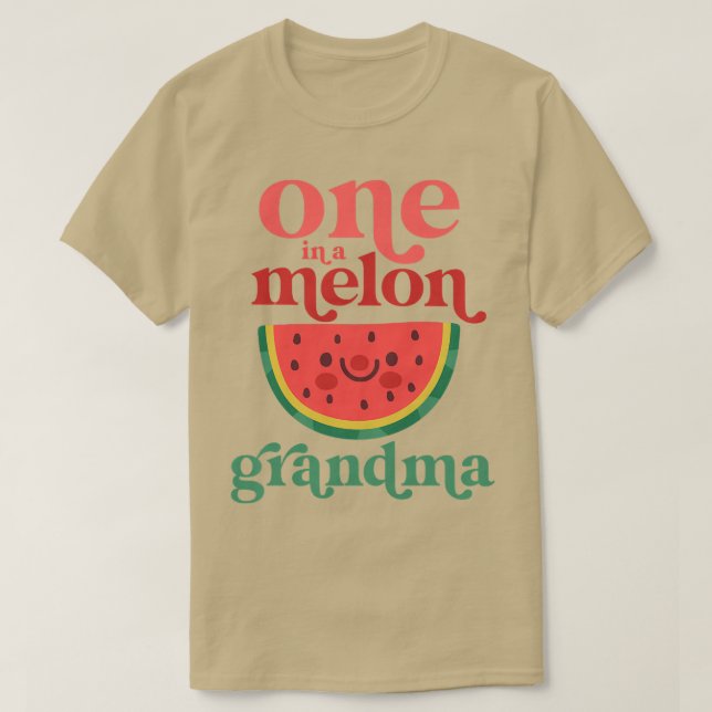 Womens one in a Melon Grandma Niedliches Wassermel T-Shirt (Design vorne)