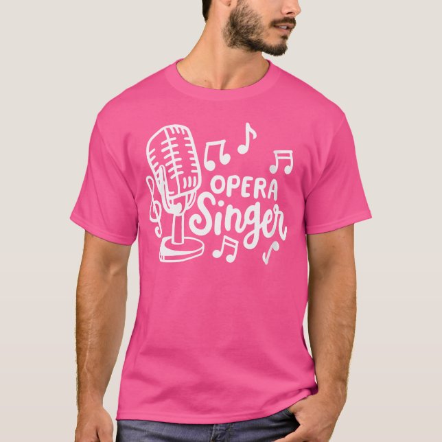 Womens Opera Singer T-Shirt (Vorderseite)