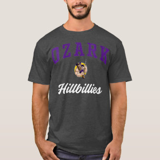 Womens Ozark High School Hillbillies Veck T-Shirt