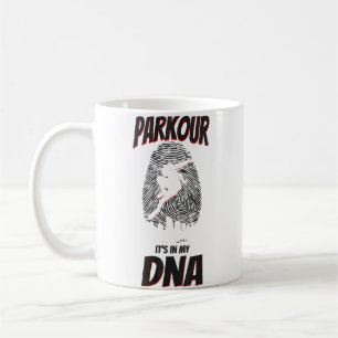 Womens Parkour Free Running Traceur Dna Fingerabdr Kaffeetasse