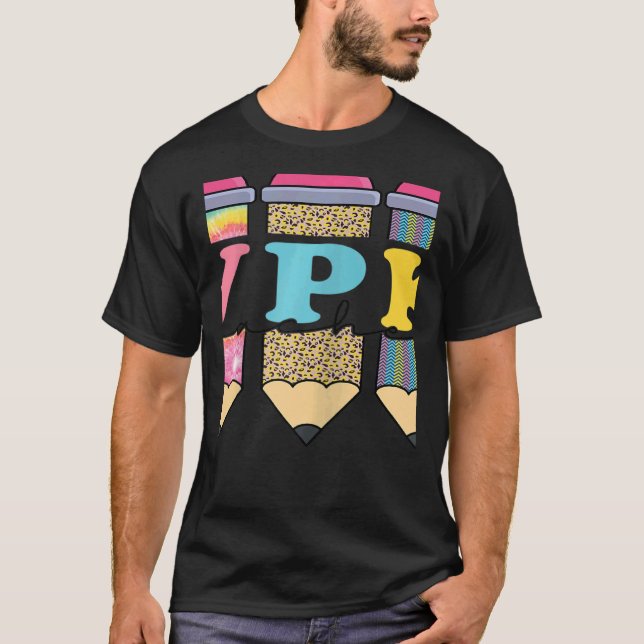 Womens Perfect Matching First Day VPK Crew Lehrer T-Shirt (Vorderseite)