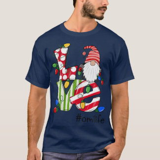 Womens Personalisiert Liebe Omilife Candy Gnome Ch T-Shirt