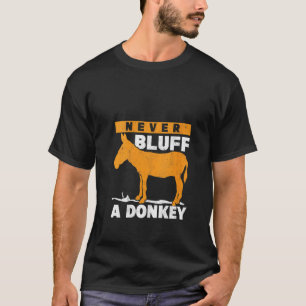 Womens Poker Spieler Donkey a Fish Casino Fun T-Shirt