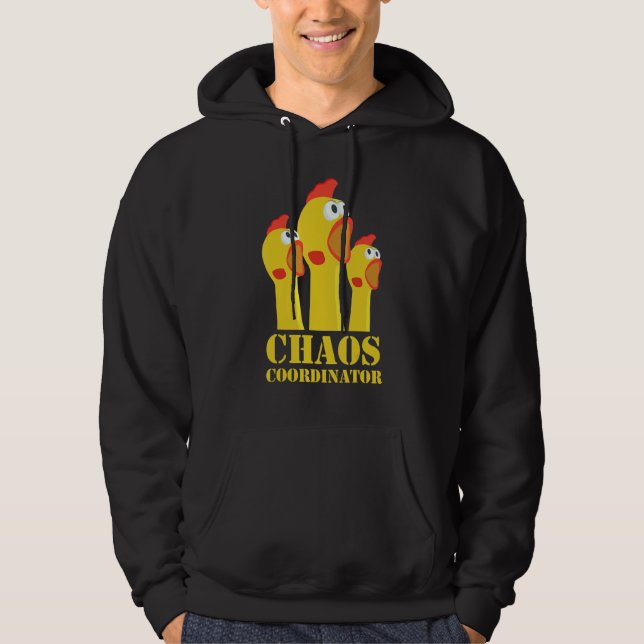 Womens Preschool Teacher  Chaos Coordinator Hoodie (Vorderseite)
