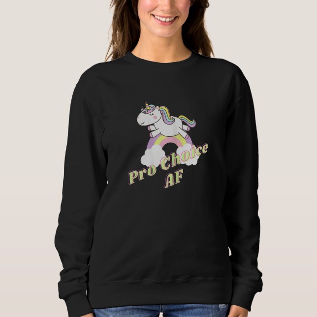 Womens Pro Choice AF Sweatshirt (Vorderseite)