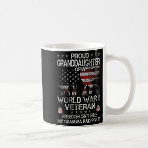 Womens Proud Grandtochter einer Wwii Veteran Us Fl Kaffeetasse
