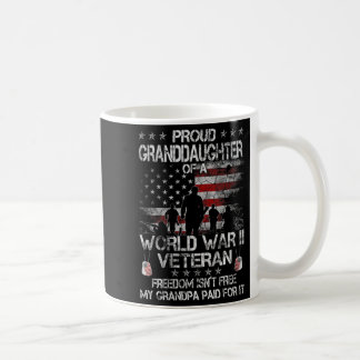 Womens Proud Grandtochter einer Wwii Veteran Us Fl Kaffeetasse