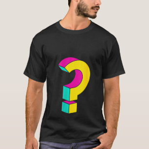 Womens Question Mark Cool Questions Geeks T-Shirt