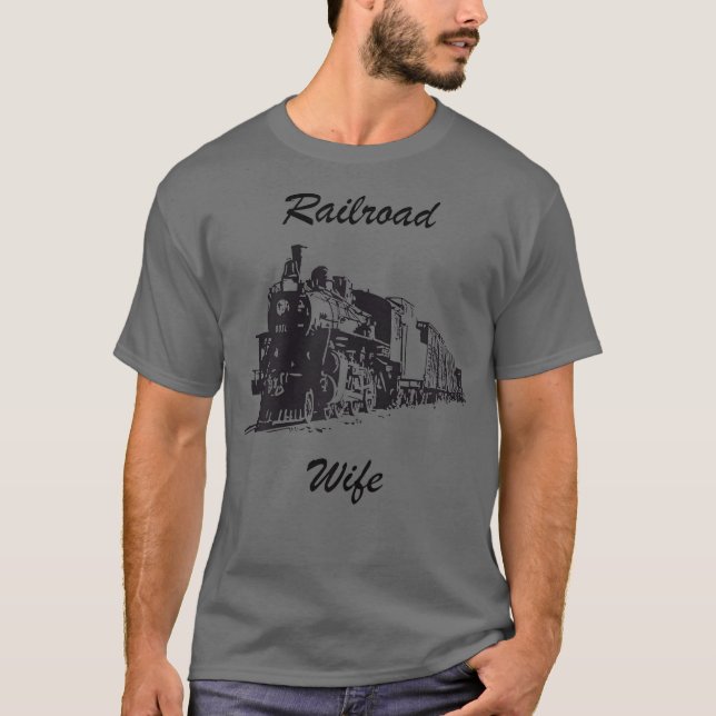 Womens Railroad wife t shirt (Vorderseite)