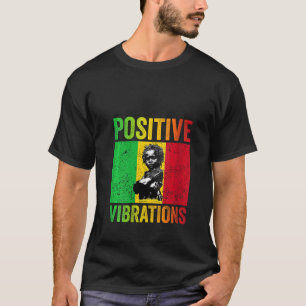 Womens Rasta Baby African Vintag Positive Vibrati T-Shirt