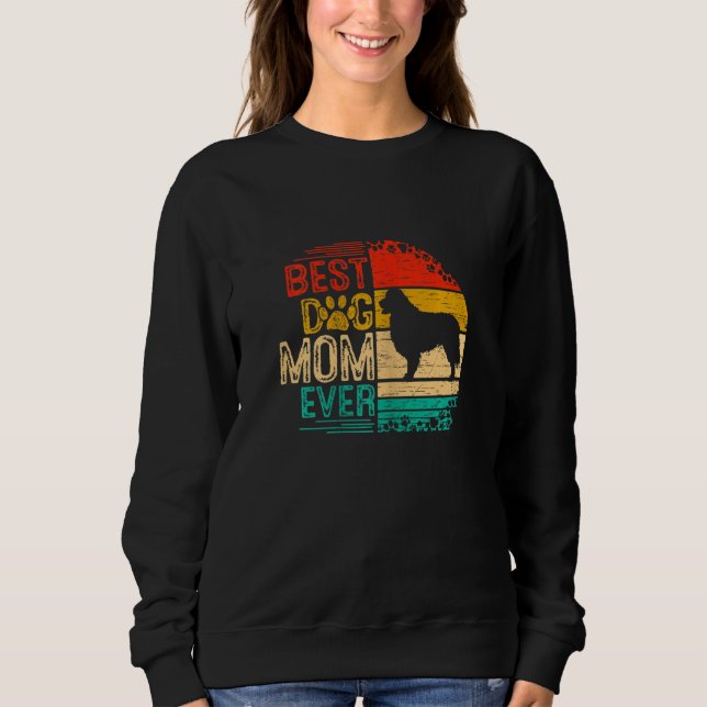 Womens Retro Vintager Sonnenuntergang Sweatshirt (Vorderseite)