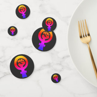 Women's Rights Colorful Konfetti