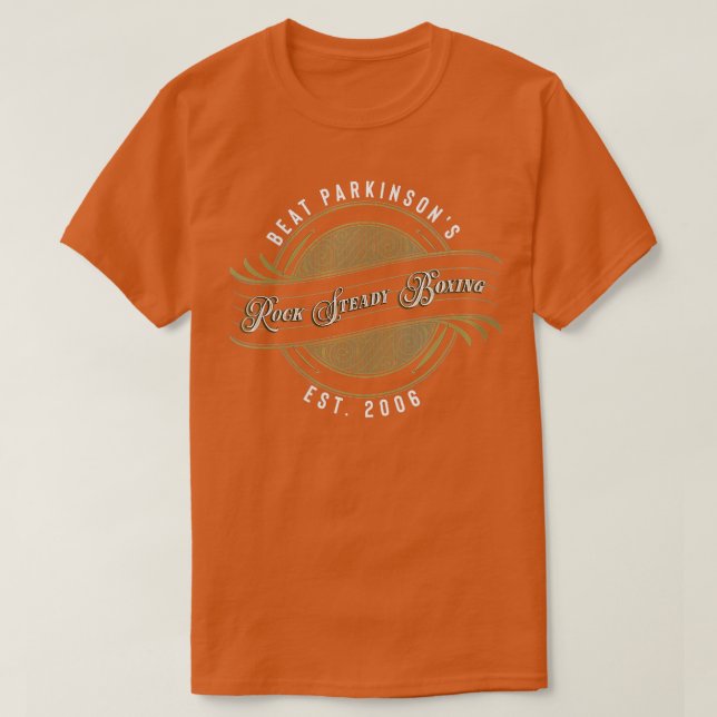 Womens Rock Steady Boxing Parkinsons Extravagant V T-Shirt (Design vorne)