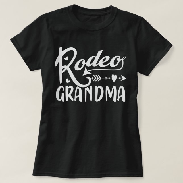 Womens Rodeo Oma - Funny Oma T-Shirt (Design vorne)