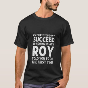 Womens Roy Funny Nachname Familienbaum Birthday Re T-Shirt