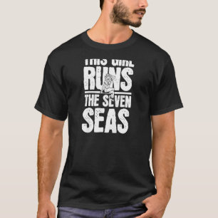 Womens Sailor Girl Sailboat Captain Boat Segeln T-Shirt