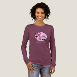 Women's Sakura Long Sleeve T-Shirt  Tri-Blend Shirt