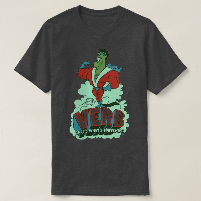 Womens Schoolhouse Rock Verb VNeck T-Shirt (Design vorne)
