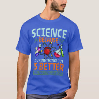 Womens Science Scientist Teacher Student VNeck T-Shirt
