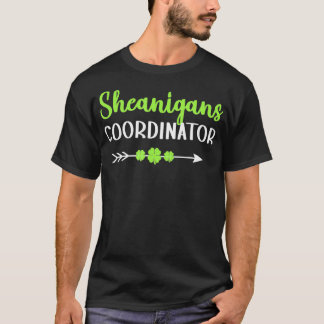 Womens Shenanigans Coordinator Funny Teacher St Pa T-Shirt
