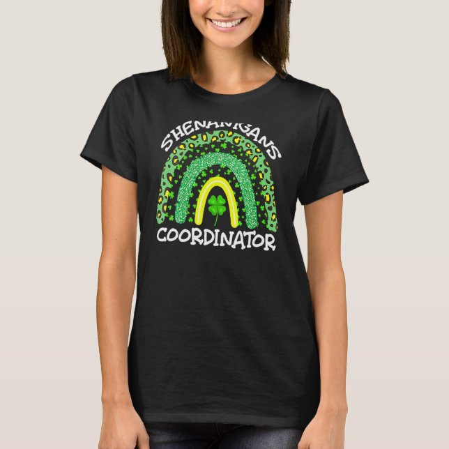 Womens Shenanigans Coordinator St Patrick S Day 1 T-Shirt (Vorderseite)