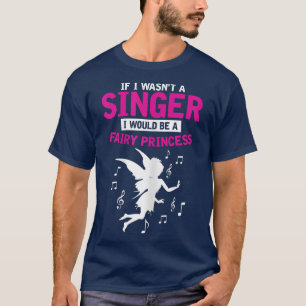 Womens Singer Fairy Princess Karaoke Music Musica T-Shirt